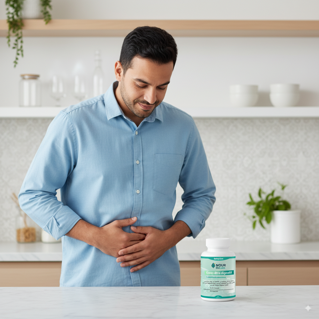 Capsules pour le soulagement intestinal كبسولات راحة الهضم