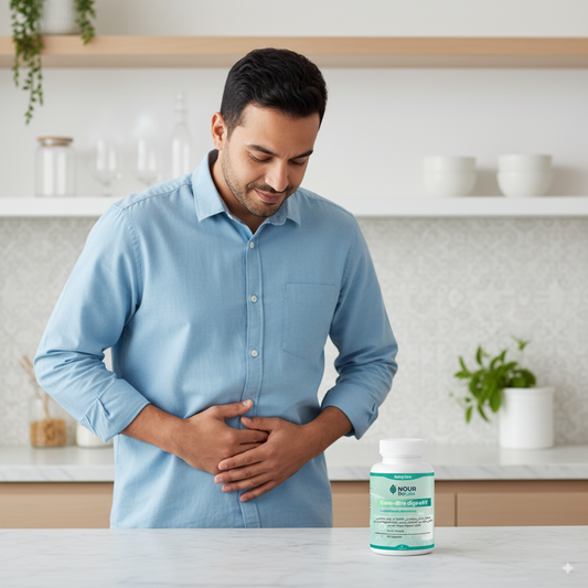 Capsules pour le soulagement intestinal كبسولات راحة الهضم