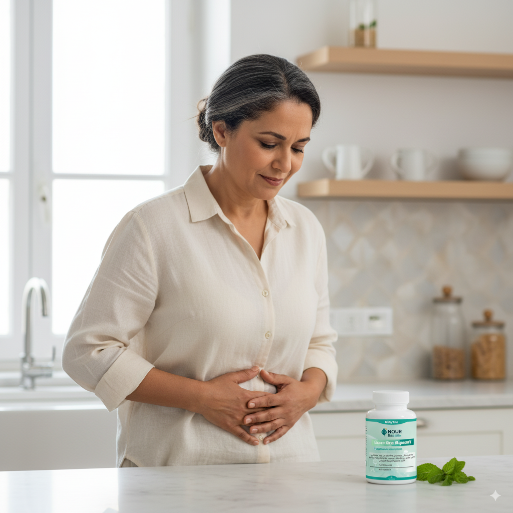 Capsules pour le soulagement intestinal كبسولات راحة الهضم